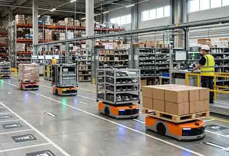 Autonomous Mobile Robots for On-Demand Material Flow Autonomous Mobile Robots for On-Demand Material Flow